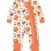 Top 10 👍 Little Millie White & Blue Pumpkins Ruffle-Trim Footie - Infant For Baby & Maternity ⭐