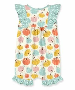 New π Little Millie Cream & Mint Pumpkin Ruffle-Trim Romper - Infant & Toddler For Kids βοΈ 5 New π Little Millie Cream & Mint Pumpkin Ruffle-Trim Romper - Infant & Toddler For Kids βοΈ -Little Millie-shop zu107797862 alt 2 tm1661366588