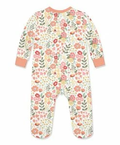 Cheap ✨ Little Millie White & Pink Femme Floral Ruffle-Trim Footie - Infant For Baby & Maternity ⌛ 5 Cheap ✨ Little Millie White & Pink Femme Floral Ruffle-Trim Footie - Infant For Baby & Maternity ⌛ -Little Millie-shop zu107806464 alt 2 tm1661873006