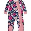 Hot Sale 😀 Little Millie Navy Christie Roses Ruffle-Trim Footie - Infant For Baby & Maternity 🤩