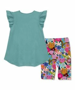 Brand new π₯° Millie+ By Millie Loves Lily Nile Blue Angel-Sleeve Top & Pink Kitten Floral Bike Shorts - π§ Girls For Kids β 5 Brand new π₯° Millie+ By Millie Loves Lily Nile Blue Angel-Sleeve Top & Pink Kitten Floral Bike Shorts - π§ Girls For Kids β -Little Millie-shop zu107807170 alt 2 tm1661864954