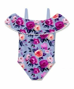 Promo π Millie Loves Lily Periwinkle Rose Ruffle Off-Shoulder One-Piece - π§ Girls For Kids π₯° 5 Promo π Millie Loves Lily Periwinkle Rose Ruffle Off-Shoulder One-Piece - π§ Girls For Kids π₯° -Little Millie-shop zu107807209 alt 2 tm1662142310