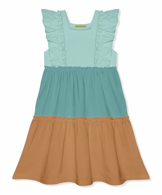 Wholesale β Simply Millie By Millie Loves Lily Mint & Nile Blue Sleeveless Square Neck Tiered A-Line π Dress - π§ Girls For Kids β€οΈ 1 Wholesale β Simply Millie By Millie Loves Lily Mint & Nile Blue Sleeveless Square Neck Tiered A-Line π Dress - π§ Girls For Kids β€οΈ