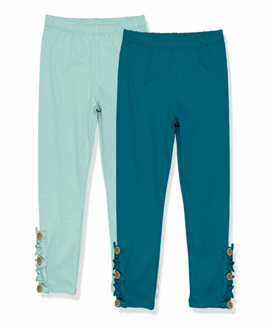 Brand new β Simply Millie By Millie Loves Lily Teal Button-Accent Ruffle-Trim Leggings Set - Infant, Toddler & π§ Girls For Kids π 1 Brand new β Simply Millie By Millie Loves Lily Teal Button-Accent Ruffle-Trim Leggings Set - Infant, Toddler & π§ Girls For Kids π