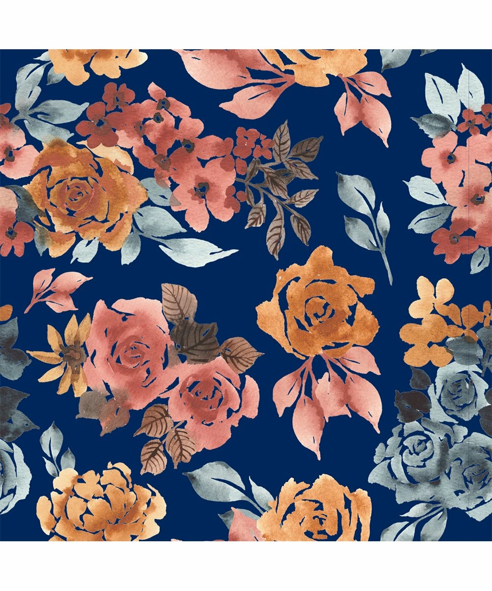 Wholesale π Little Millie Navy Autumn Florals Ruffle A-Line π Dress & Brown Leggings - Infant For Baby & Maternity π 3 Wholesale π Little Millie Navy Autumn Florals Ruffle A-Line π Dress & Brown Leggings - Infant For Baby & Maternity π - Image 3