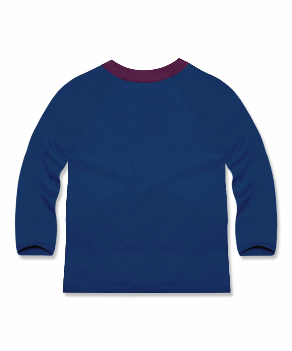 New π Millie & Maxx Navy Pumpkin Truck Long-Sleeve Raglan Tee - Toddler For Kids β 3 New π Millie & Maxx Navy Pumpkin Truck Long-Sleeve Raglan Tee - Toddler For Kids β - Image 3