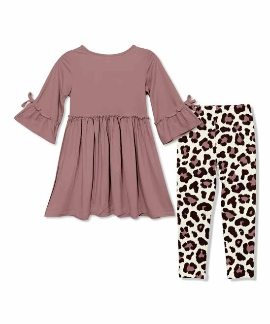 Wholesale β€οΈ Millie Loves Lily Nostalgia Rose A-Line π Dress & Simply Skin Leopard Leggings - Toddler For Kids π 3 Wholesale β€οΈ Millie Loves Lily Nostalgia Rose A-Line π Dress & Simply Skin Leopard Leggings - Toddler For Kids π - Image 3