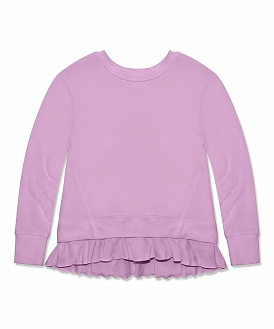 Outlet βοΈ Simply Millie By Millie Loves Lily Lilac French Terry Ruffle-Hem Sweater - π§ Girls For Kids π 1 Outlet βοΈ Simply Millie By Millie Loves Lily Lilac French Terry Ruffle-Hem Sweater - π§ Girls For Kids π