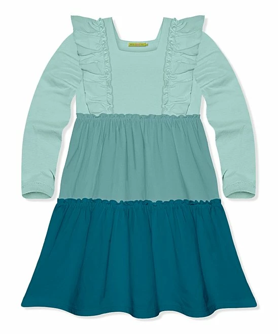 Top 10 π Simply Millie By Millie Loves Lily Nile Blue & Teal Color Block Ruffle Square-Neck A-Line π Dress - Infant, Toddler & π§ Girls For Kids β 1 Top 10 π Simply Millie By Millie Loves Lily Nile Blue & Teal Color Block Ruffle Square-Neck A-Line π Dress - Infant, Toddler & π§ Girls For Kids β