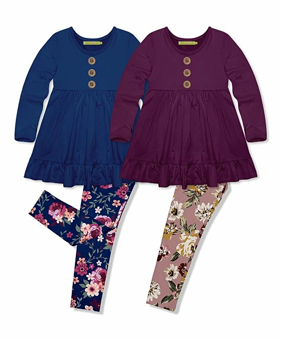 Promo β Millie Loves Lily Mauve Willow Floral Leggings Set - Infant, Toddler & π§ Girls For Kids π₯ 1 Promo β Millie Loves Lily Mauve Willow Floral Leggings Set - Infant, Toddler & π§ Girls For Kids π₯