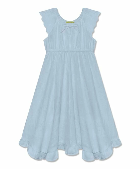 Promo π― Simply Millie By Millie Loves Lily Light Blue Gauzy Ruffle-Hem Angel-Sleeve A-Line π Dress - Toddler & π§ Girls For Kids π€© 1 Promo π― Simply Millie By Millie Loves Lily Light Blue Gauzy Ruffle-Hem Angel-Sleeve A-Line π Dress - Toddler & π§ Girls For Kids π€©