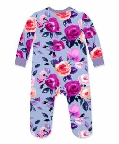 New π Little Millie Periwinkle & Magenta Rose Asymmetrical Ruffle-Trim Footie - Infant For Baby & Maternity π 5 New π Little Millie Periwinkle & Magenta Rose Asymmetrical Ruffle-Trim Footie - Infant For Baby & Maternity π -Little Millie-shop zu108304721 alt 2 tm1665506249