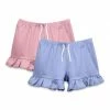 Cheap 😍 Simply Millie By Millie Loves Lily Dusty Pink Ruffle French Terry Shorts Set - Toddler & 👧 Girls For Kids ❤️