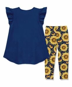 New β Millie Loves Lily Navy Angel-Sleeve Hi-Low Top & Sunflowers Leggings - π§ Girls For Kids π 5 New β Millie Loves Lily Navy Angel-Sleeve Hi-Low Top & Sunflowers Leggings - π§ Girls For Kids π -Little Millie-shop zu108371850 alt 2 tm1663693855