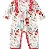 Buy 🤩 Little Millie White & Red Nutcracker Dance Ruffle-Trim Playsuit - Infant For Baby & Maternity 😉