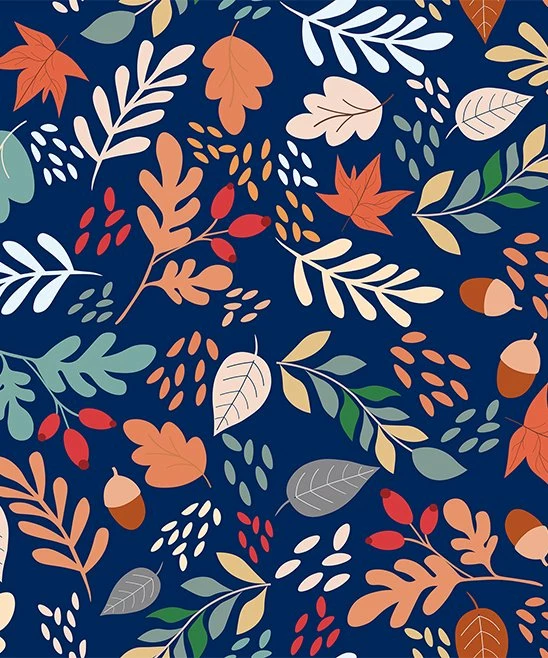 Buy ✨ Little Millie Navy & Orange Fall Leaves Ruffle-Trim Playsuit - Infant For Baby & Maternity ⭐ 2 Buy ✨ Little Millie Navy & Orange Fall Leaves Ruffle-Trim Playsuit - Infant For Baby & Maternity ⭐ - Image 2