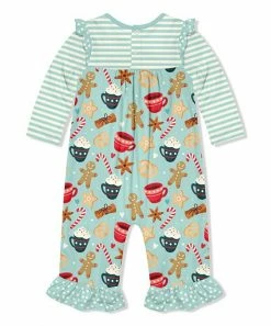 Brand new ✨ Little Millie Mint & Red Holiday Treats Ruffle-Trim Playsuit - Infant For Baby & Maternity ⭐ 5 Brand new ✨ Little Millie Mint & Red Holiday Treats Ruffle-Trim Playsuit - Infant For Baby & Maternity ⭐ -Little Millie-shop zu108373521 alt 2 tm1663709037