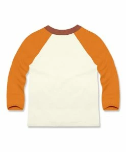 Best deal 😍 Millie & Maxx Cream & Orange Turkey Long-Sleeve Raglan Top - Boys For Kids 🔔 -Little Millie-shop zu108470154 alt 2 tm1661796577