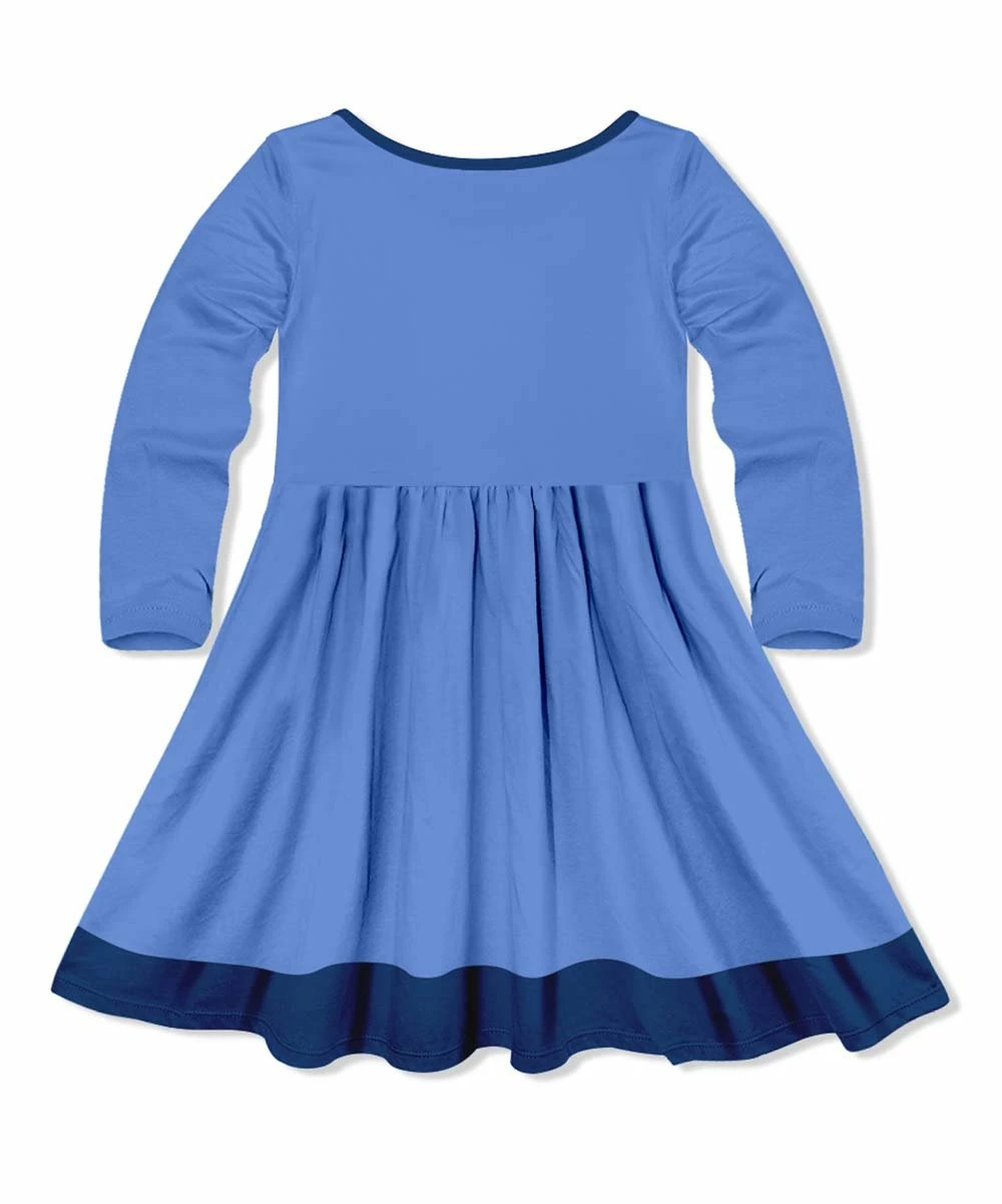 Deals π₯ Simply Millie By Millie Loves Lily Marina Blue & Navy Button-Up Long-Sleeve A-Line π Dress - π§ Girls For Kids π 2 Deals π₯ Simply Millie By Millie Loves Lily Marina Blue & Navy Button-Up Long-Sleeve A-Line π Dress - π§ Girls For Kids π - Image 2