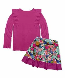 Flash Sale π Millie Loves Lily Rose Violet Ribbed Ruffle Long-Sleeve Top & Pink Kitten Floral Button π Skirt - Infant, Toddler & π§ Girls For Kids π 7 Flash Sale π Millie Loves Lily Rose Violet Ribbed Ruffle Long-Sleeve Top & Pink Kitten Floral Button π Skirt - Infant, Toddler & π§ Girls For Kids π -Little Millie-shop zu108470901 alt 3 tm1661795893