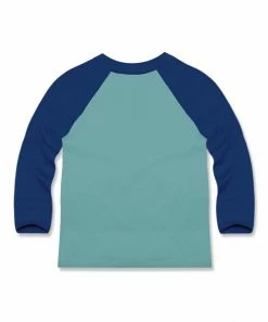Best Sale 😀 Millie & Maxx Nile Blue Race Car Long-Sleeve Raglan Top - Boys For Kids 💯 -Little Millie-shop zu108474609 alt 2 tm1661795368
