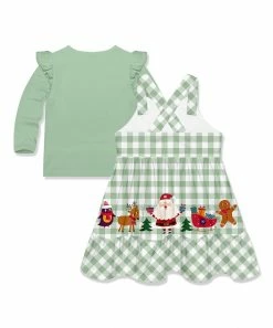 Cheap π₯° Little Millie Sage Snap Ruffle-Sleeve Top & Sage Gingham Santa Friends Jumper - Infant For Kids π 5 Cheap π₯° Little Millie Sage Snap Ruffle-Sleeve Top & Sage Gingham Santa Friends Jumper - Infant For Kids π -Little Millie-shop zu108542685 alt 2 tm1661871932