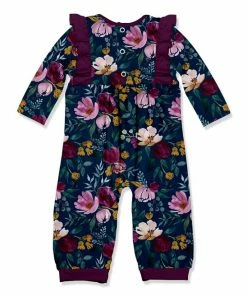 New π Little Millie Maroon & Navy Fall Petals Ruffle-Trim Playsuit - Infant For Kids π 5 New π Little Millie Maroon & Navy Fall Petals Ruffle-Trim Playsuit - Infant For Kids π -Little Millie-shop zu108545882 alt 2 tm1661871371