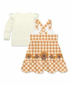 Budget π€© Little Millie Cream Snap Ruffle-Sleeve Top & Orange Gingham Turkey Jumper - Infant For Kids π₯° 5 Budget π€© Little Millie Cream Snap Ruffle-Sleeve Top & Orange Gingham Turkey Jumper - Infant For Kids π₯° -Little Millie-shop zu108546960 alt 2 tm1661871371