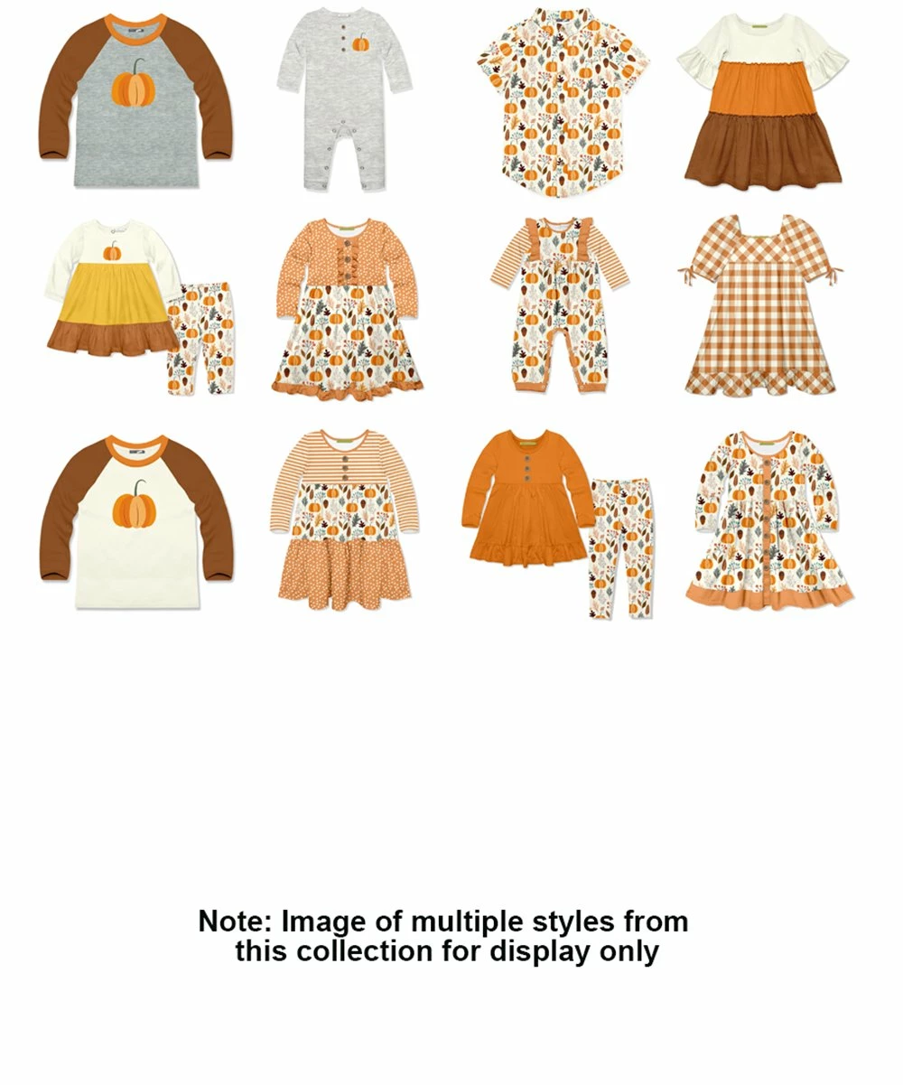Best deal π€© Simply Millie By Millie Loves Lily Orange & Caramel CafΓ© Trumpet-Sleeve Tiered A-Line π Dress - π§ Girls For Kids 𧨠2 Best deal π€© Simply Millie By Millie Loves Lily Orange & Caramel CafΓ© Trumpet-Sleeve Tiered A-Line π Dress - π§ Girls For Kids 𧨠- Image 2