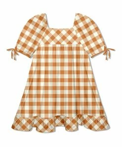 Best Pirce π Millie Loves Lily Rust & Cream Gingham Puff Sleeve Ruffle-Hem A-Line π Dress - Toddler & π§ Girls For Kids π 5 Best Pirce π Millie Loves Lily Rust & Cream Gingham Puff Sleeve Ruffle-Hem A-Line π Dress - Toddler & π§ Girls For Kids π -Little Millie-shop zu108680816 alt 2 tm1662160714