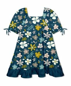 Discount 𧨠Millie Loves Lily Midnight & Cream Floral Patch Puff-Sleeve Ruffle-Hem A-Line π Dress - Toddler & π§ Girls For Kids π 5 Discount 𧨠Millie Loves Lily Midnight & Cream Floral Patch Puff-Sleeve Ruffle-Hem A-Line π Dress - Toddler & π§ Girls For Kids π -Little Millie-shop zu108788852 alt 2 tm1662660413