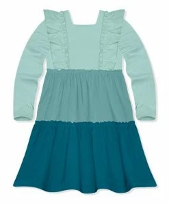 Flash Sale π Simply Millie By Millie Loves Lily Nile Blue & Teal Color Block Tiered Ruffle-Trim Long-Sleeve A-Line π Dress - π§ Girls For Kids π₯° 5 Flash Sale π Simply Millie By Millie Loves Lily Nile Blue & Teal Color Block Tiered Ruffle-Trim Long-Sleeve A-Line π Dress - π§ Girls For Kids π₯° -Little Millie-shop zu108820956 alt 2 tm1662662434