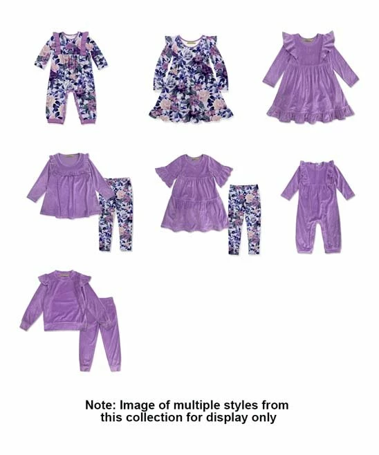 Best Sale β Simply Millie By Millie Loves Lily Purple Ribbed Velour Angel-Sleeve A-Line π Dress - Infant, Toddler & π§ Girls For Kids β€οΈ 2 Best Sale β Simply Millie By Millie Loves Lily Purple Ribbed Velour Angel-Sleeve A-Line π Dress - Infant, Toddler & π§ Girls For Kids β€οΈ - Image 2