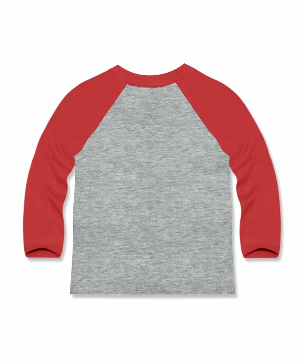 Promo β€οΈ Millie & Maxx Heather Gray & Red Reindeer Long-Sleeve Raglan Tee - Boys For Kids π 2 Promo β€οΈ Millie & Maxx Heather Gray & Red Reindeer Long-Sleeve Raglan Tee - Boys For Kids π - Image 2