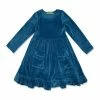 Flash Sale 🛒 Simply Millie By Millie Loves Lily Midnight Velour Pocket Long-Sleeve A-Line 👗 Dress - Infant, Toddler & 👧 Girls For Kids 💯