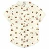 Flash Sale ❤️ Millie & Maxx Cream Roadwork Short-Sleeve Button-Up - Toddler & 👧 Girls For Kids 🥰