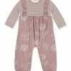 Top 10 ⌛ Little Millie Rose & Cream Floral Sketch Ruffle-Trim Playsuit - Infant & Toddler For Kids 🎁