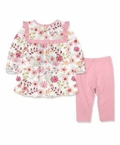 Best deal 𧨠Little Millie Pink Floral Breeze Ruffle-Trim Tunic & Pink Leggings - Infant & Toddler For Kids 𧨠5 Best deal 𧨠Little Millie Pink Floral Breeze Ruffle-Trim Tunic & Pink Leggings - Infant & Toddler For Kids 𧨠-Little Millie-shop zu109037543 alt 2 tm1663699144