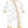 Coupon 🛒 Little Millie White & Beige Hedgehog Zip-Up Playsuit - Infant For Baby & Maternity 🥰