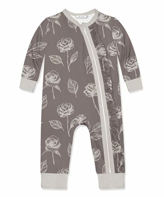 Hot Sale π Little Millie Gray & White Floral Sketch Zip-Up Playsuit - Infant For Baby & Maternity β 1 Hot Sale π Little Millie Gray & White Floral Sketch Zip-Up Playsuit - Infant For Baby & Maternity β