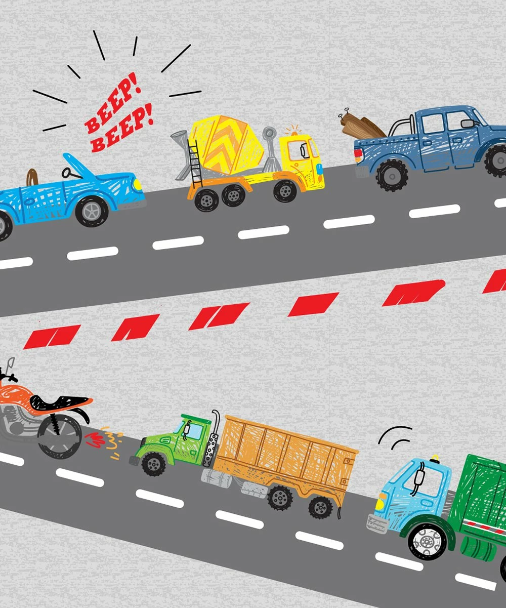 Cheap π€© Little Millie Heather Gray Truck Road Snap Long-Sleeve Tee & Cobalt Joggers - Infant & Toddler For Kids π 2 Cheap π€© Little Millie Heather Gray Truck Road Snap Long-Sleeve Tee & Cobalt Joggers - Infant & Toddler For Kids π - Image 2