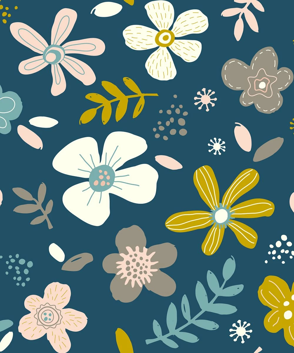 Hot Sale π Millie Loves Lily Nile Blue Ruffle Long-Sleeve Top & Navy Floral Patch Leggings - Infant, Toddler & π§ Girls For Kids βοΈ 2 Hot Sale π Millie Loves Lily Nile Blue Ruffle Long-Sleeve Top & Navy Floral Patch Leggings - Infant, Toddler & π§ Girls For Kids βοΈ - Image 2