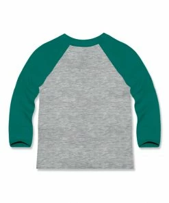 Cheap 🔔 Millie & Maxx Heather Gray & Green Reindeer Raglan Tee - Toddler For Kids ⌛ -Little Millie-shop zu109158148 alt 2 tm1664039252