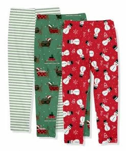 Cheapest 🎉 Millie Loves Lily Red & White Dancing Snowmen Leggings Set - 👧 Girls For Kids 🧨 -Little Millie-shop zu109352018 alt 3 tm1664478699