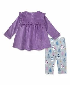 Top 10 βοΈ Little Millie Purple Velour Ruffle-Accent Tunic & Snowmen Trees Leggings - Infant & Toddler For Kids π 5 Top 10 βοΈ Little Millie Purple Velour Ruffle-Accent Tunic & Snowmen Trees Leggings - Infant & Toddler For Kids π -Little Millie-shop zu109418651 alt 2 tm1665585714