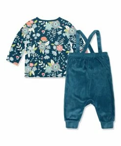 Flash Sale 𧨠Little Millie Midnight Tiffany Floral Button-Snap Tee & Velour Ruffle Overalls - Infant & Toddler For Kids π 5 Flash Sale 𧨠Little Millie Midnight Tiffany Floral Button-Snap Tee & Velour Ruffle Overalls - Infant & Toddler For Kids π -Little Millie-shop zu109428022 alt 2 tm1668719415