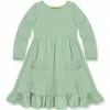 Best deal 👏 Simply Millie By Millie Loves Lily Sage Ruffle-Accent Pocket A-Line 👗 Dress - Infant, Toddler & 👧 Girls For Kids 😉