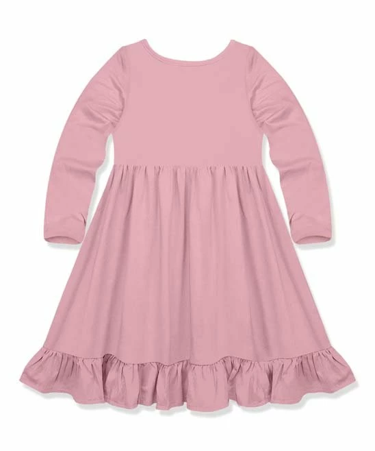 Promo β Simply Millie By Millie Loves Lily Dusty Pink Ruffle-Accent Pocket A-Line π Dress - Infant, Toddler & π§ Girls For Kids π 2 Promo β Simply Millie By Millie Loves Lily Dusty Pink Ruffle-Accent Pocket A-Line π Dress - Infant, Toddler & π§ Girls For Kids π - Image 2