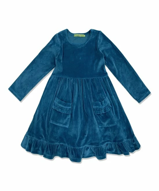 Best Sale π― Millie Loves Lily Midnight Velour Pocket Long-Sleeve A-Line π Dress - Infant, Toddler & π§ Girls For Kids π 1 Best Sale π― Millie Loves Lily Midnight Velour Pocket Long-Sleeve A-Line π Dress - Infant, Toddler & π§ Girls For Kids π