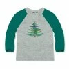 Promo 🎁 Millie & Maxx Heather Gray Holiday Tree Long-Sleeve Raglan Top - Toddler & Boys For Kids ❤️